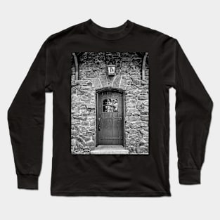 Stout Wooden Door in a Stone Wall Long Sleeve T-Shirt